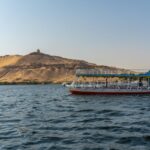 Traditional dhow cruise sailing through the fjords of Musandam Peninsula